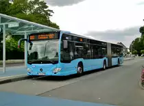 Mercedes-Benz O 530 III (Citaro 2. Generation) auf der Linie 602 nach Wuppertal-Oberbarmen Lenneper Straße an der Haltestelle Haßlinghausen Busbahnhof.(13.6.2014)

