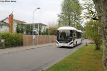 AAR Nr. 53 (Volvo 7900 Hybrid) am 19.4.2014 in Aarau, Käfergrund.