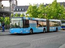 MAN Standardlinienbus 2. Generation auf der Linie 602 nach Sprockhövel-Haßlinghausen Busbahnhof am S-Bahnhof Wuppertal-Oberbarmen.(18.6.2014) 
