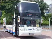 Neoplan Skyliner von Alka Reisen aus Deutschland im Stadthafen Sassnitz am 19.06.2013