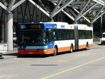 TG Genf - Volvo Gelenkbus Nr.356 GE 96145 bei der Haltestelle vor dem Flughafen Bahnhof in Genf am 07.05.2008
