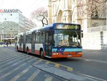 TG Genf - Volvo Gelenkbus Nr.359 GE 96372 eingeteilt auf der Linie 5 unterwegs in Genf am 07.05.2008