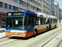 TG Genf - Volvo Gelenkbus Nr.365 GE 96783 eingeteilt auf der Linie 29 unterwegs in Genf am 07.05.2008