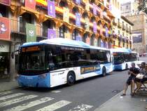 Castrosua City Versus im spanischen Toledo, plaza Zocodover, am 19. Juni 2014.
