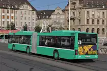 MAN Bus 776 auf der Linie 36 überquert die Mittlere Rheinbrücke. Die Aufnahme stammt vom 21.06.2014.