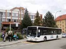 Zweitürige Citaro in Jindřichův Hradec. (20.6.2014)