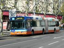 TG Genf - Volvo Gelenkbus Nr.384 GE 96477 eingeteilt auf der Linie 5 unterwegs in Genf am 07.05.2008