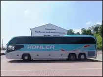 Neoplan Cityliner von Kohler aus Deutschland im Stadthafen Sassnitz am 20.06.2013