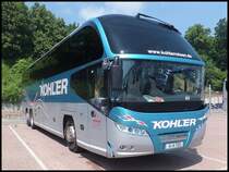 Neoplan Cityliner von Kohler aus Deutschland im Stadthafen Sassnitz am 20.06.2013