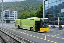 Postauto Citaro I beim Bahnhof Brig, 29.06.2014.