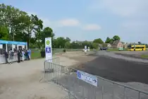 ILA Shuttle Haltestellen am Eingang.