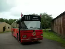 Forenede Rutebiler / Herlev Ruterne Dieselbus 68 (Leyland/DAB-LIDRT 6857 Serie 2 aus dem Jahre 1973; Motor: Leyland 176 PS). Ab 1974 gehörte der Bus dem Verkehrsverbund HT, bei der er die Nummer 3078 bekam. 1986 wurde er aus dem Betrieb genommen und kam zum HT-Museum. Seit 2003 befindet sich dieser Bus in der Sammlung des Dänischen Strassenbahnmuseums. Aufnahmestelle und -datum: Ausserhalb des Museumsgebietes am 7. Juli 2012.