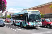 Mountain Line, Missoula (Montana). Gillig BRT (Nr.424) in Missoula, Higgins Ave / Broadway St. (26.9.2010)