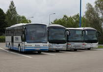 Neoplan Euroliner abgestellt in H�he Rostock Hbf/S�d.12.07.2014