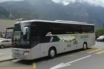 Setra 415 GT HD, Borini Megève, Aire de repos du St-Bernard 12.07.2014 