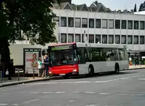 MAN Niederflurbus 2. Generation auf der Linie SB66 nach Wuppertal Hauptbahnhof an der Haltestelle Mettmann Jubiläumsplatz.(12.7.2014)
