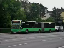 Mercedes-Benz O 530 II (Citaro Facelift) als SEV für die RE4 Richtung Düsseldorf Hauptbahnhof an der Haltestelle Wuppertal-Elberfeld Historische Stadthalle.(12.7.2014)
