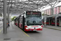 Wien VOR Verkehrsbetriebe Gschwindl Buslinie 80A (Mercedes-Benz Citaro 6408) Praterstern am 9. Juli 2014.