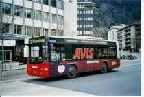 SBC Chur 16/GR 97'516 Neoplan am 4. Februar 2008 Chur, Bahnhof (mit Vollwerbung  AVIS )
