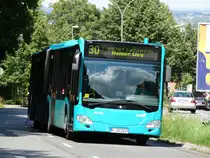 VGF Mercedes Benz Citaro C2 G Wagen 419 am 16.07.14 auf der 30 in Bad Vilbel 