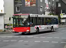MAN Niederflurbus 2. Generation auf der Linie 742 nach Haan Thienhausen an der Haltestelle Mettmann Jubiläumsplatz.(12.7.2014)
