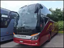 Setra 515 HD Vorf�hrwagen aus der Schweiz in Binz am 28.06.2013