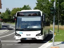 VDL Citea am 19.07.14 in Neu-Isenburg auf der Linie OF95 