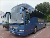 Mercedes Tourismo S�llner aus Deutschland im Stadthafen Sassnitz am 29.06.2013