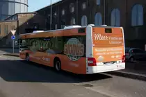 Wagen 11 der Völklinger Verkehrsbetriebe, MAN LC 323, EZ Januar 2014, steht am 18.07.2014 in der Schlachthofstr.