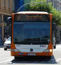 RNV Mercedes Benz Citaro C1 Facelfit am 25.07.14 in Heidelberg Bismarckplatz