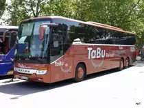 Setra S 416 GT-HD in der Stadt Zürich am19.07.2014