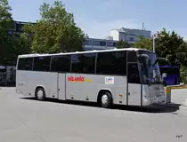 Reisecar Volvo in der Stadt Zürich am 19.07.2014