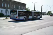 P-AV 362 aus Werder Havel fährt am 04.07.2014 auf der Linie 643 nach Busendorf.