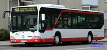 Mercedes-Benz O530 I Citaro, Wagennummer 991, der Uckermärkischen Verkehrsgesellschaft mbH, 2014 in Schwedt/Oder.