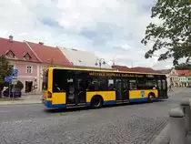 Mercedes-Benz Conecto LF auf der Stadtlinie in Jindřichův Hradec. (20.6.2014)