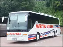 Setra 416 GT-HD von Mertens-Reisen aus Deutschland im Stadthafen Sassnitz am 05.07.2013