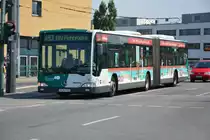 P-AV 941 ist am 05.07.2014 auf der Linie 693 auf dem Weg zum Bahnhof Rehbrücke.