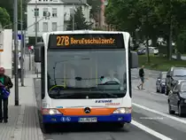 ESWE Verkehr Mercedes Benz Citaro C1 Facelift am 30.07.14 in Wiesbaden Hbf