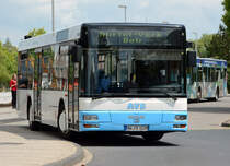 MAN NL 263 der  AVB  am Bf Rheinbach - 30.06.2014