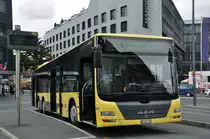 MAN Lions City 150 auf der Linie 32 am Bahnhof Thun. Die Aufnahme stammt vom 29.07.2014.