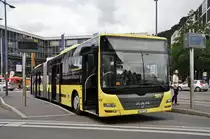 MAN Lions City 143 auf der Linie 2 am Bahnhof Thun. Die Aufnahme stammt vom 29.07.2014.