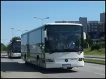 Mercedes Integro der Omnibusverkehrsgesellschaft G�strow (OVG) in Rostock am 08.07.2013
