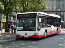 Mercedes-Benz O 530 LE Ü (Citaro) als SEV für die S-Bahnlinien 5,7 und 75 Richtung Berlin Ostbahnhof am S+U Bahnhof Berlin Friedrichstraße.(8.8.2014)
