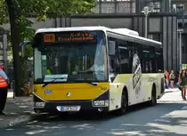Irisbus Axer als SEV für die S-Bahnlinien 5,7 und 75 Richtung Berlin Ostbahnhof am S+U Bahnhof Berlin Friedrichstraße.(8.8.2014)
