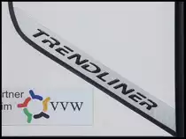  Trendliner-Logo  des Neoplan Trendliner der K�stenbus GmbH in Rostock am 08.07.2013