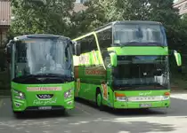 Setra 431 DT et VDL Futura Mein Fernubus.de, Zurich 09.08.2014