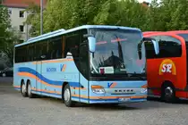 Setra 416 GT-HD (WF-VB 246) steht am 13.07.2014 am Bassinplatz Potsdam.
