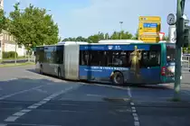 Das Hänger von P-AV 982 mit seiner Werbung für Unesco. Aufgenommen am 13.07.2014.