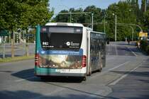 P-AV 982 fährt am 13.07.2014 auf der Linie 693.