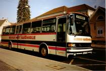 Aus dem Archiv: Setra S 215 RL Bj. 1983  Wöhrle , Bretten, Foto aus den 80-er Jahren